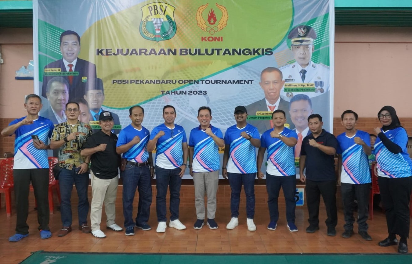 Diapresiasi Pemerintah Open Tournament PBSI Pekanbaru Diikuti 700