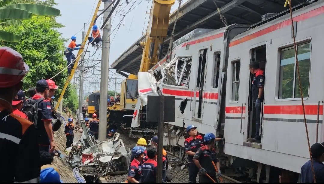 15 Orang Tewas, PT KAI Ungkap Penyebab Kecelakaan Kereta Api di Bekasi, Ternyata Gara-gara ini