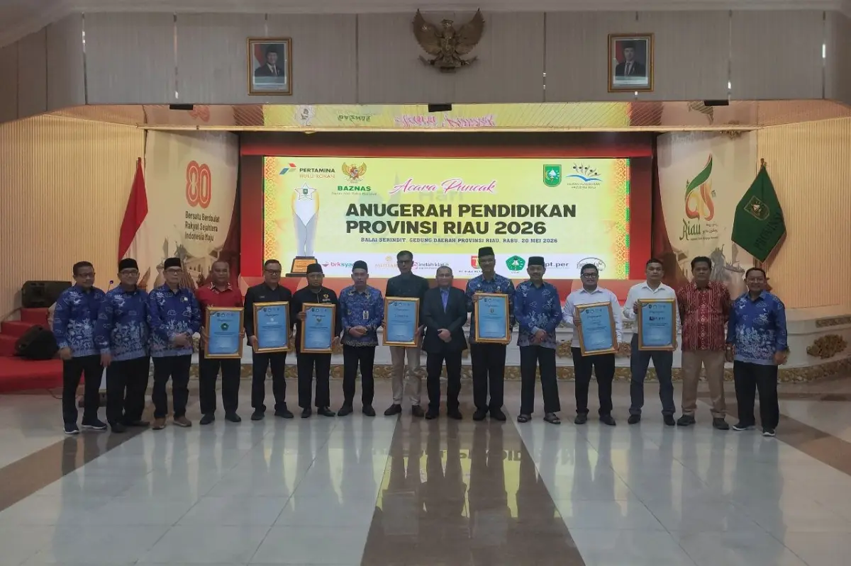 Anugerah Pendidikan Riau 2026 Digelar, Guru Terbaik Daerah Terpencil Diraih Rupat Utara