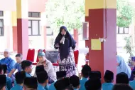 Bersama Pulihkan Luka, Bupati Afni Pimpin Doa Bersama di SMP Islamic Center Siak