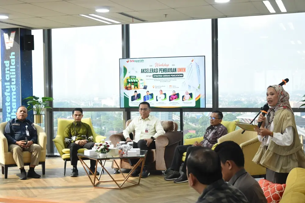 BRK Syariah Perkuat Kapasitas UMKM Lewat Workshop Akselerasi Pembiayaan Bersama BI dan OJK