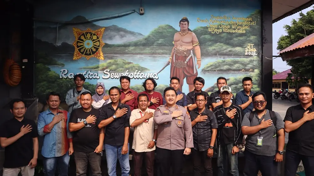 Buka Ruang Komunikasi Terbuka, Kapolres Bengkulu Selatan Dipuji Insan Pers