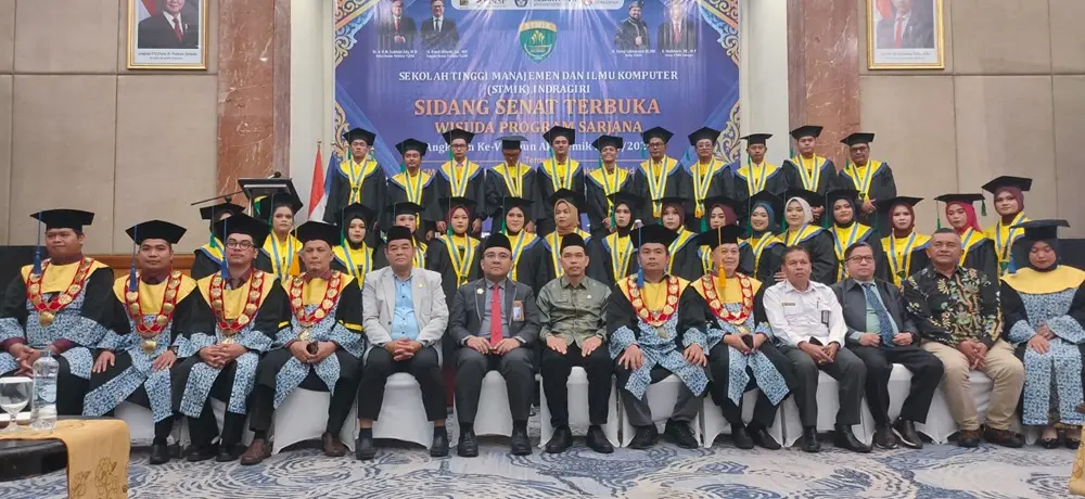 Cetak Lulusan Industri 5.0, STIMIK Indragiri Pekanbaru Gelar Wisuda Akbar ke-V