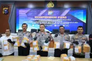 Dikendalikan Napi Nusakambangan, Polres Bengkalis Gagalkan Penyelundupan Sabu 15 Kg dan 40 Ribu Ektasi