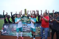 FC Polres Asahan Sabet Juara Piala Dandim 0208, Dandim Cetak Quattrick di Laga Eksibisi