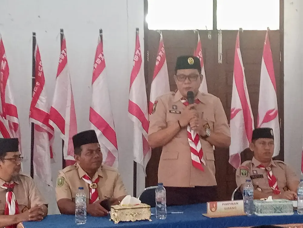 Gantikan Elbisri, Plt Kadisdik Alreza Ahyu Nahkodai Kwarcab Pramuka Rohul