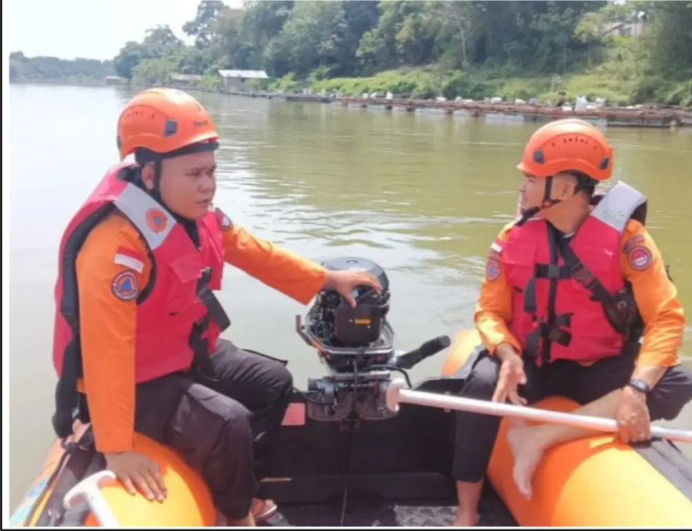 Hari Kedua Pencarian Korban Tenggelam di Sungai Kampar, Tim Gabungan Sisir Radius 3 Kilometer