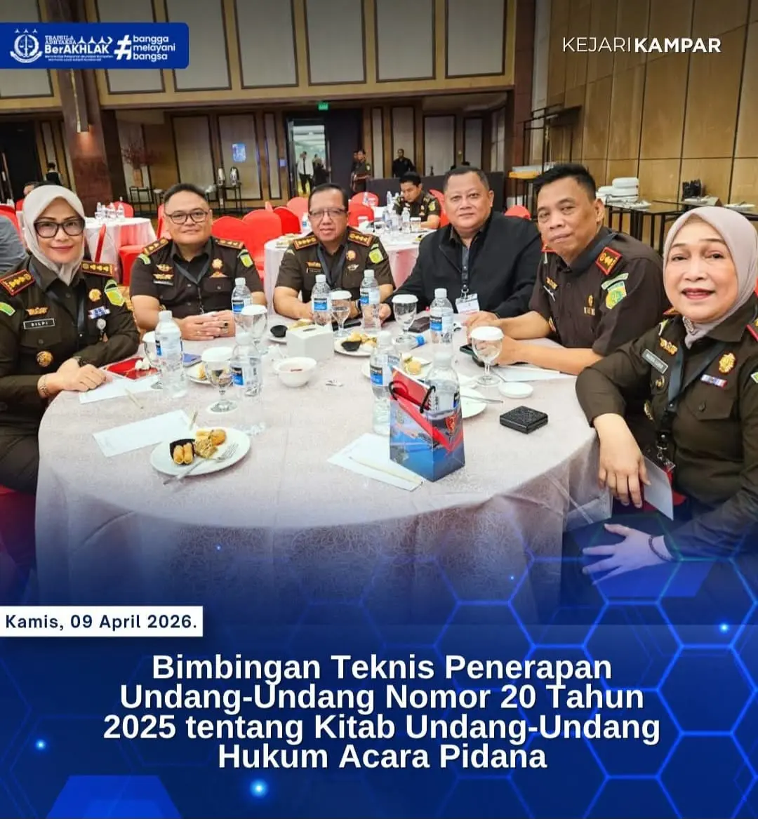 Implementasi KUHAP Terbaru, Kajari Kampar Dwianto Prihartono Ikuti Bimtek Nasional di Batam
