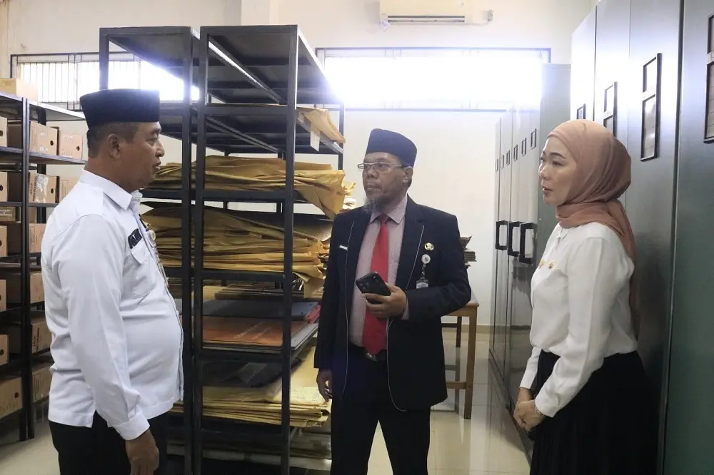 Intip Arsip Tertua di LKD Pekanbaru, Ada Peta Berbahasa Ejaan Belanda Tahun 1944!