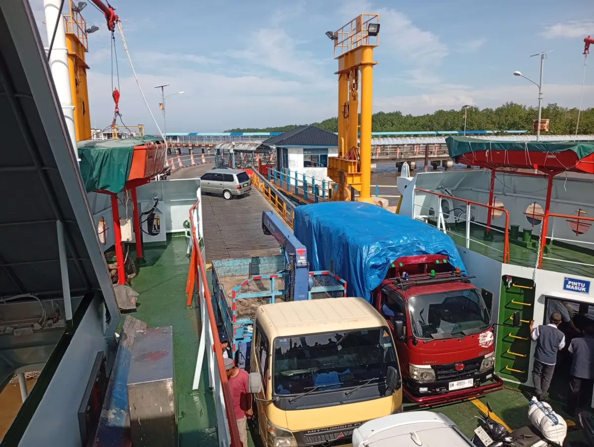 Kabar Gembira! Atasi Antrean, Kapal Roro Bengkalis Kini Pakai Tiket Elektronik