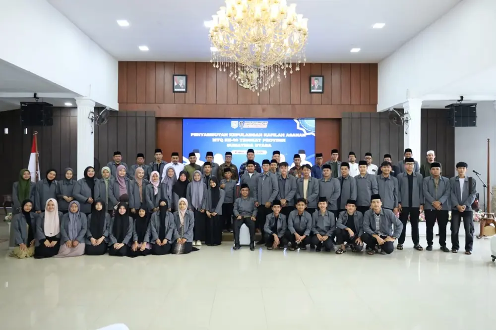 Kafilah Asahan Raih Juara Umum V MTQ Sumut, Disambut Wakil Bupati Rianto di Pendopo