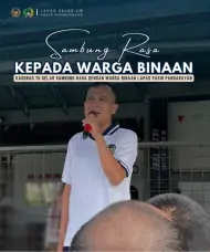 Kasubag TU Lapas Pasir Pengaraian Gelar 'Sambung Rasa' dengan Warga Binaan