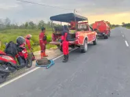 Kebakaran Lahan Gambut Terjadi di Air Hitam Pekanbaru, Manggala Agni Turun Padamkan Api