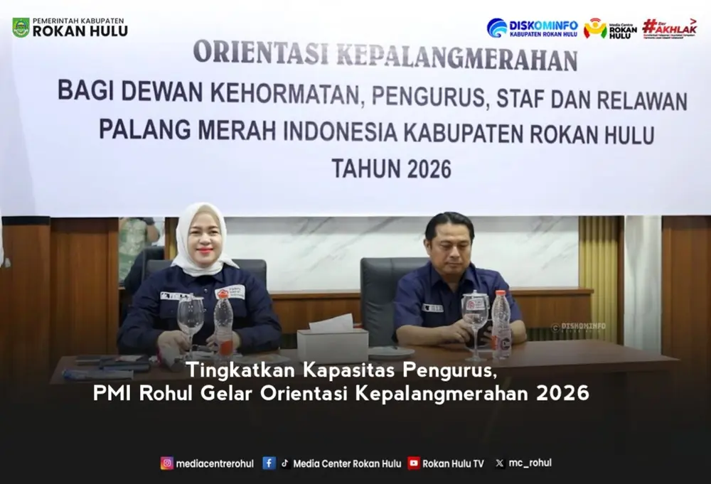 Kejar Target 3.000 Kantong Darah, PMI Rokan Hulu Gelar Orientasi Kepalangmerahan 2026