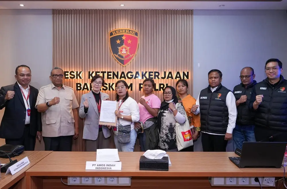 Kemnaker Berhasil Mediasi PHK PT Amos Indah Indonesia, Hak 134 Pekerja Cair Rp12,7 M