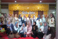 Ketua TP PKK Asahan Semangati Pelaku UMKM di Paviliun Asahan Saat PRSU ke-50