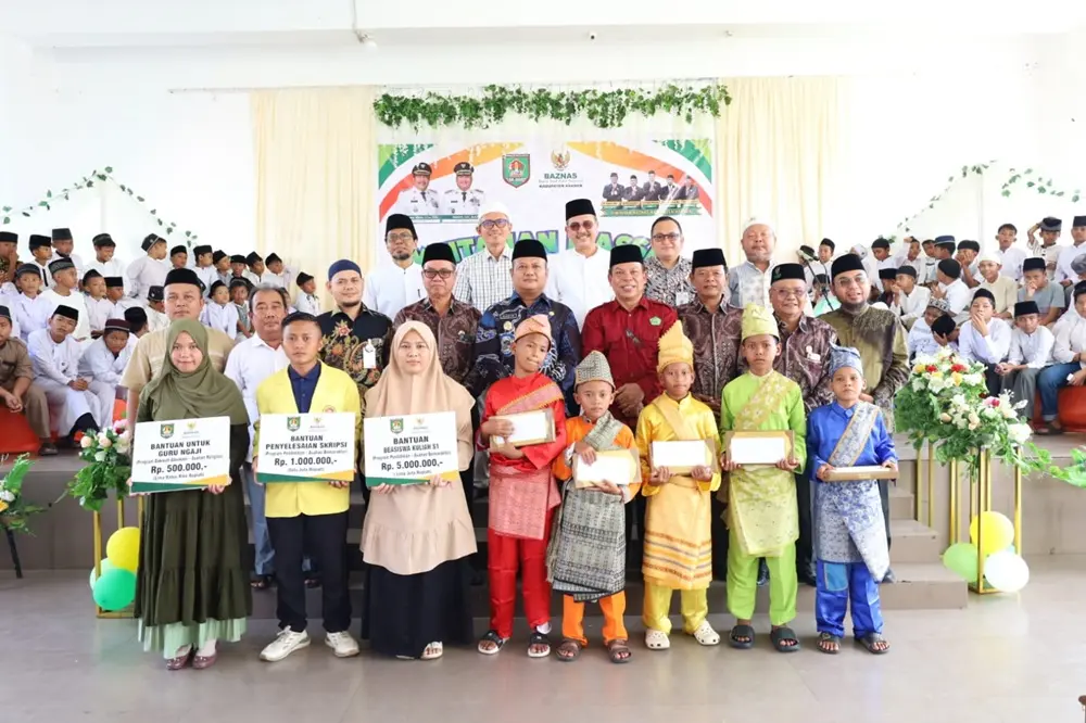 Khitan Massal dan ZIS Triwulan II BAZNAS Asahan, Wabup Rianto: 120 Anak Dapat Layanan Sunat Gratis