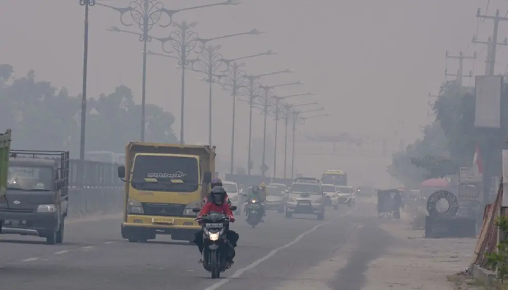Kualitas Udara di Pekanbaru Memburuk, Warga Diimbau Kurangi Aktivitas Luar Rumah