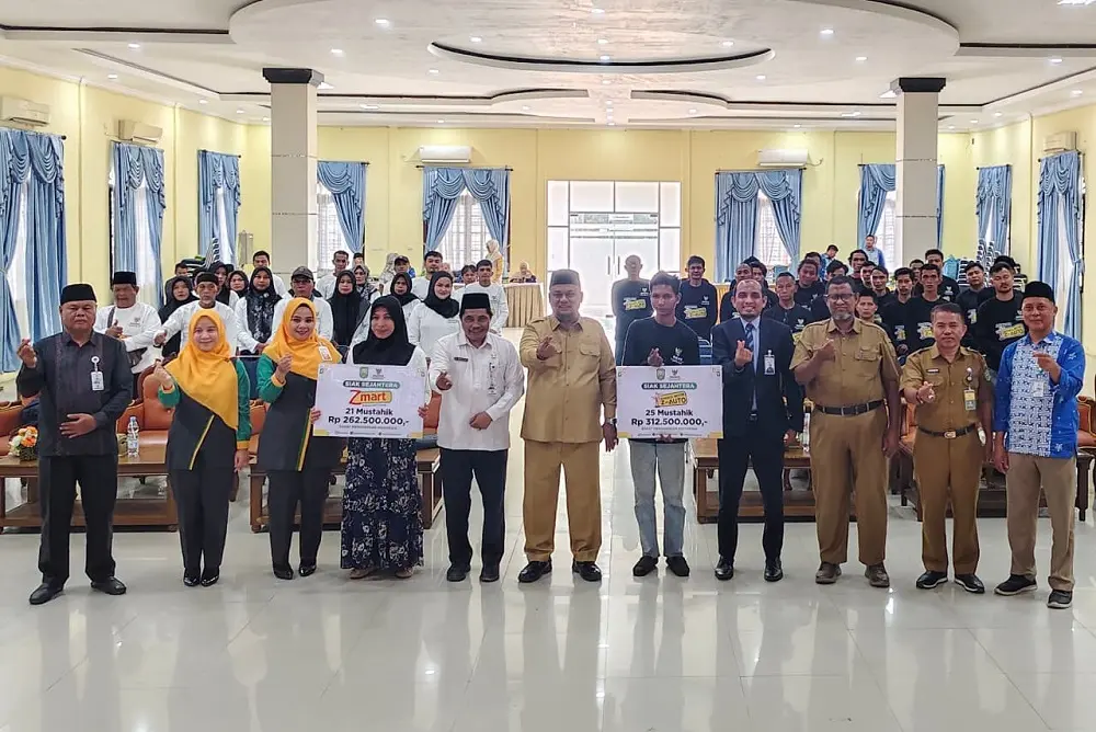 Kucurkan Rp625 Juta, Wabup Siak Targetkan 50 Mustahik Z-Mart dan Z-Auto Naik Kelas Jadi Muzakki