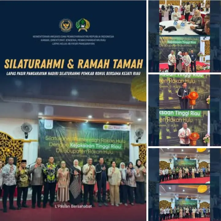 Lapas Pasir Pangaraian Hadiri Agenda Kejati Riau di Pendopo Bupati Rohul