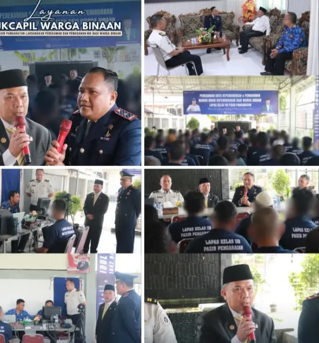Lapas Pasir Pengaraian Laksanakan Perekaman dan Pemadanan NIK bagi Warga Binaan