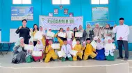 Mahasiswa KKN Unri Antarkan MDTA Nur Iman Juara Umum PORSADIN