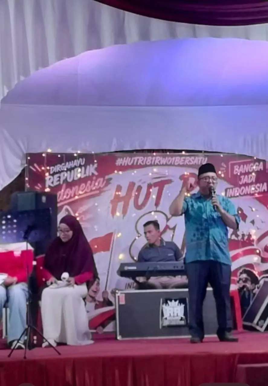 Malam Puncak HUT RI ke-81 RW 01 Tangkerang Barat, Ajang Memupuk Kepedulian Lingkungan dan Sesama