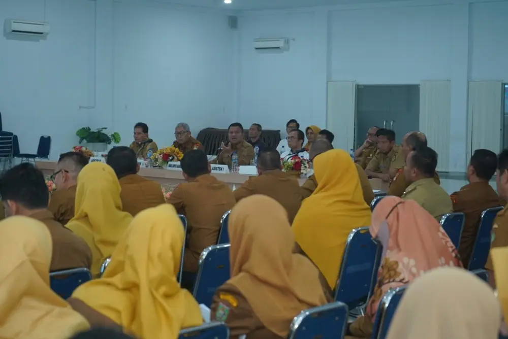 Masuk Tiga Besar Kabupaten Anti Korupsi KPK, Wabup Rianto Pimpin Rakorpem Asahan