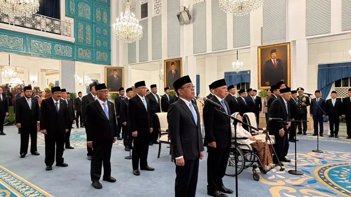 Masuk Wantimpres, Ignasius Jonan Tak Hadir Pelantikan 26 Wantimpres Oleh Presiden Prabowo