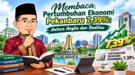 Membaca Pertumbuhan Ekonomi Pekanbaru 7,39%: Antara Angka dan Realitas
