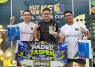 Meriahkan HUT ke-63 Taspen, Tim Padel BRK Syariah Raih Juara di Taspen Cup 2026