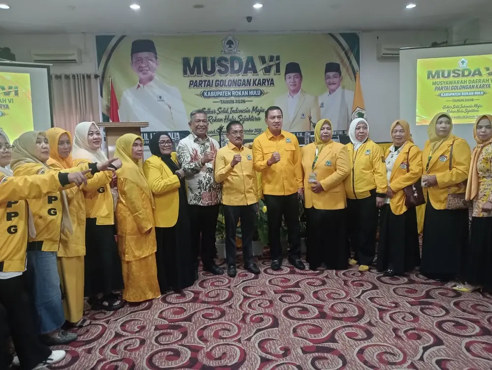 Peta Politik Rohul Bergetar! Evi Yuliana Pimpin DPD II Golkar, Janji Bikin Kejutan Baru