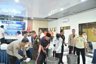 Polres Bengkalis Gagalkan Peredaran Sabu 30 Kg dan 122 Ribu Ekstasi