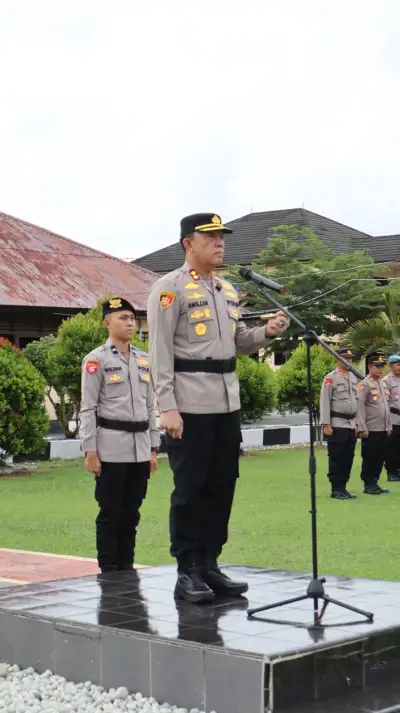 Polres Bengkulu Selatan Kerahkan 224 Personel Gabungan Pada Malam Takbiran Idulfitri 2026