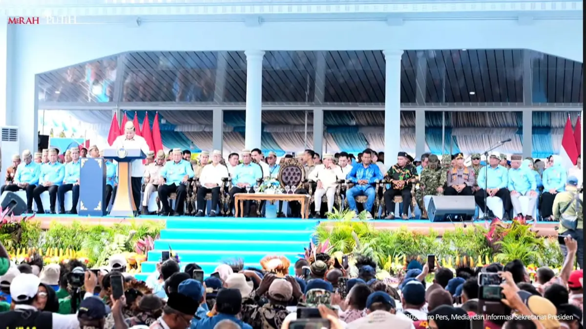 Presiden Prabowo Resmi Membuka Puncak Pekan Nasional Petani dan Nelayan di Gorontalo