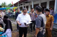Program Perpustakaan Keliling Polres Meranti Diuji Langsung Tim Kompolnas di Sendaur