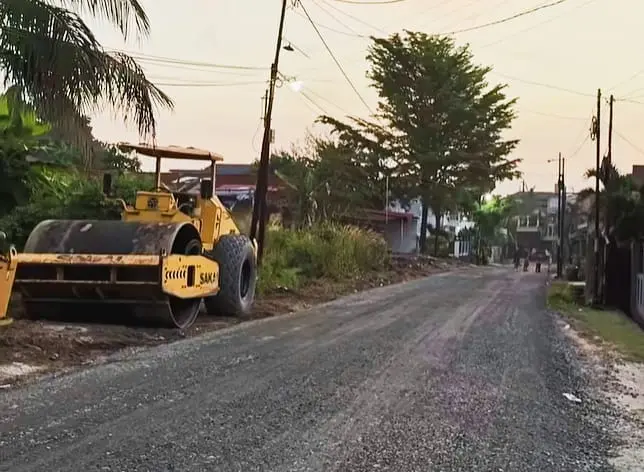 Puluhan Tahun Tak Tersentuh Pembangunan, Akhirnya Jalan Melati Diperbaiki