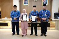 Purna Tugas, Pemprov Riau Lepas Dua Kepala Dinas Mimi Yuliani Nasir dan Zulfadli
