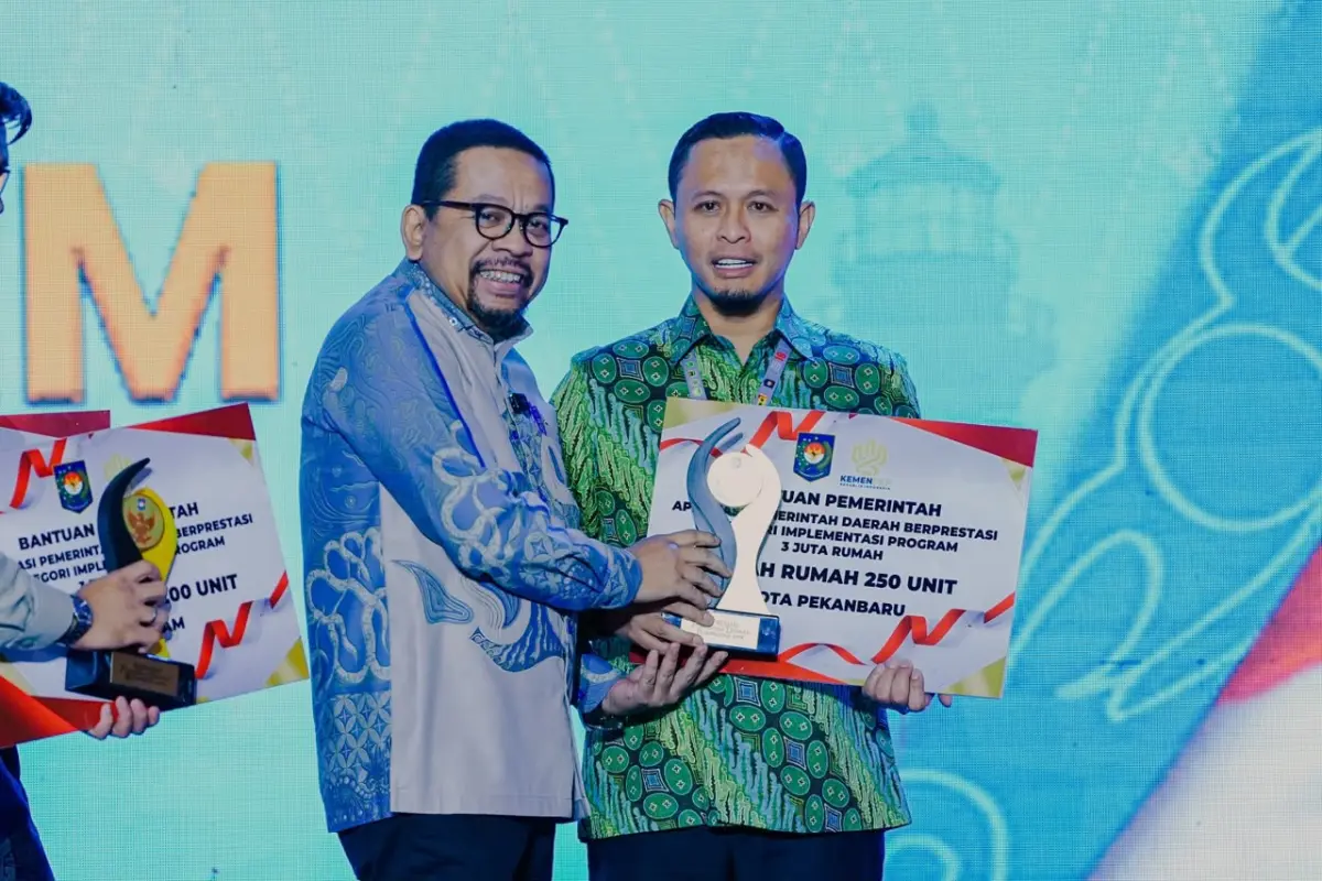 Raih Prestasi Juara II Program 3 Juta Rumah, Pekanbaru Dapat Hadiah Bedah Rumah 250 Unit