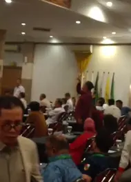 Rakerprov KONI Riau Ricuh, Peserta Komplain Tim Penjaringan Calon Ketua Dibatalkan