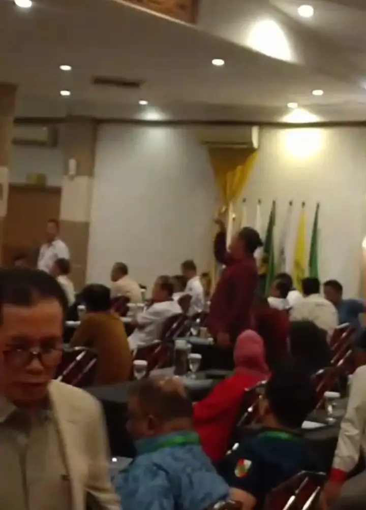 Rakerprov KONI Riau Ricuh, Peserta Komplain Tim Penjaringan Calon Ketua Dibatalkan