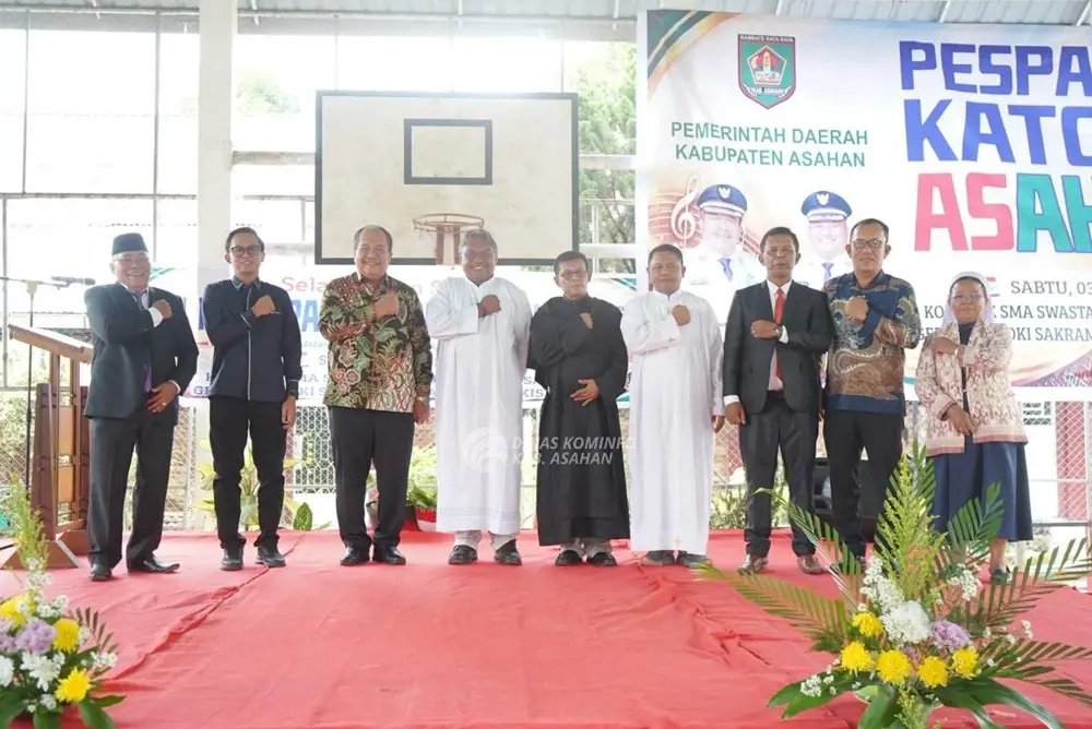 Resmi Dibuka Bupati Asahan, Pesparani Katolik 2026 Diikuti 250 Peserta