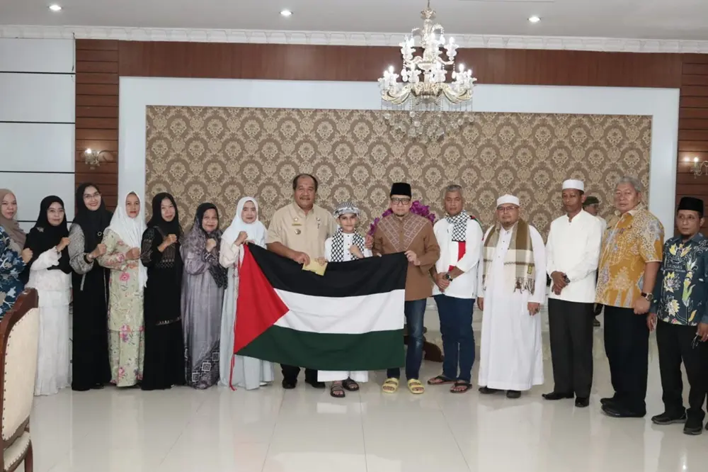 Safari Anak Gaza Menyapa Asahan, Bupati Taufik Tegaskan Dukungan untuk Palestina