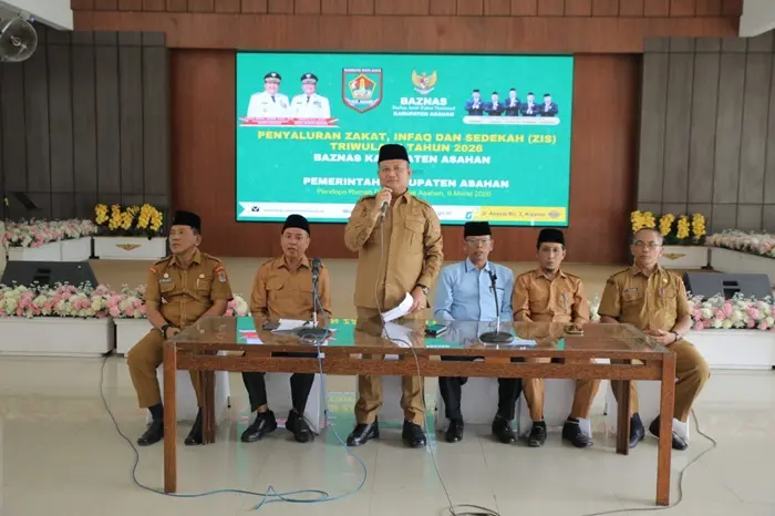 Salurkan ZIS Triwulan I, Wabup Rianto Sebut Baznas Daerah Asahan Salah Satu Terbaik di Sumut