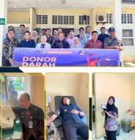 HBP ke-62, Petugas Rutan Manna Gelar Donor Darah di RSUD Hasanuddin Damrah