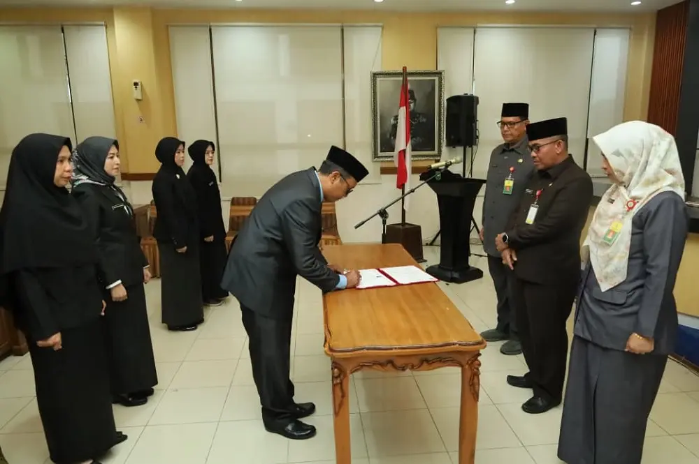 Sekda Siak Lantik Lima Pejabat Fungsional, Diharap jadi Kunci Kualitas Pelayanan Publik