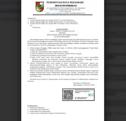 Senin Besok! Siswa PAUD/TK, SD dan SMP di Pekanbaru Tatap Muka di Sekolah, SMA/SMK Sesuaikan Kondisi Kota/Kab