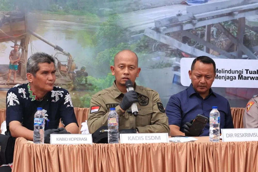 Tegas! Tidak Boleh Pakai Mercuri, Dinas ESDM Riau Kebut Izin Tambang Rakyat di Kuansing