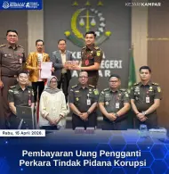 Terima Uang Pengganti, Kejari Kampar Masih Tagih Denda Rp500 Juta dari Unsiska Bahrul