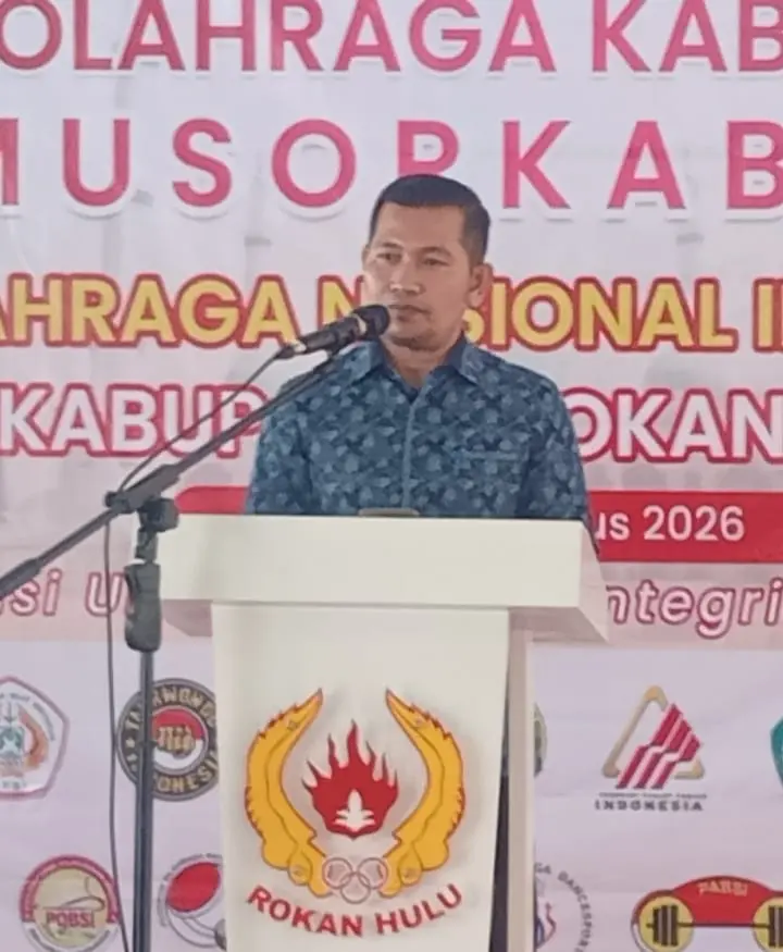 Terpilih Aklamasi, Rusdi Hidayatullah Resmi Pimpin KONI Rohul 2026–2030